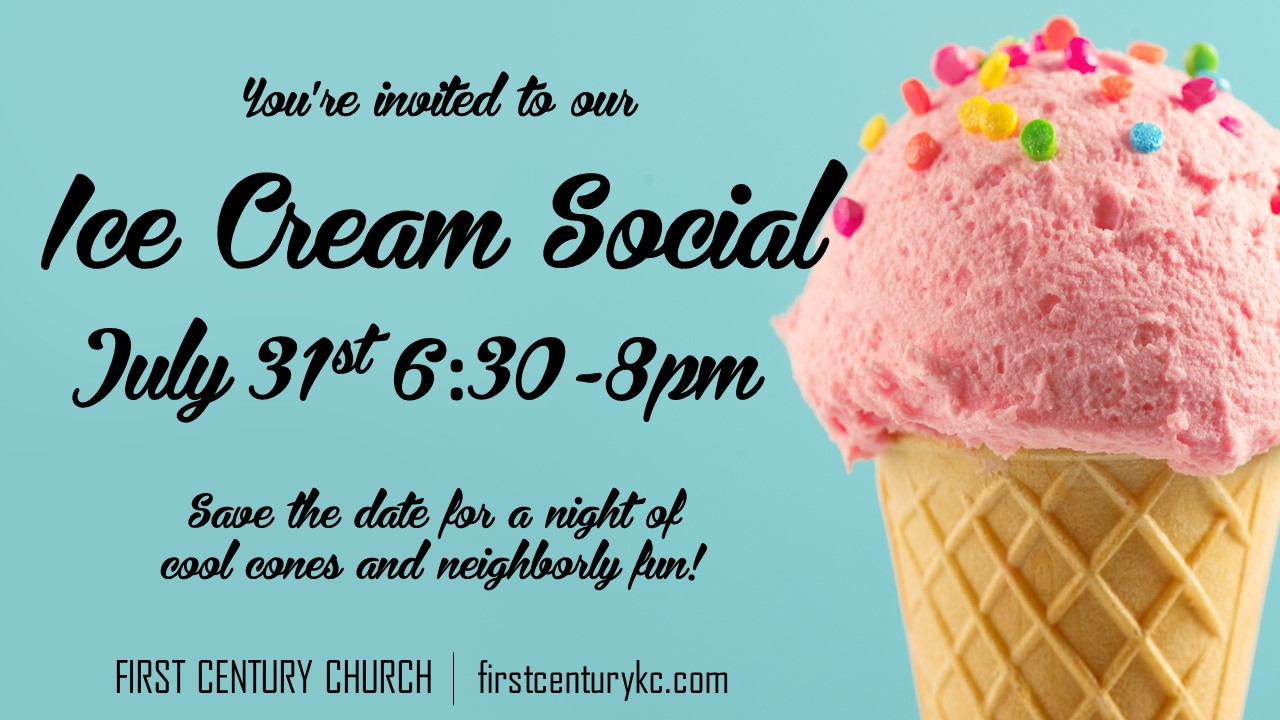 Ice Cream Social – Handout (Large) | First Century Church